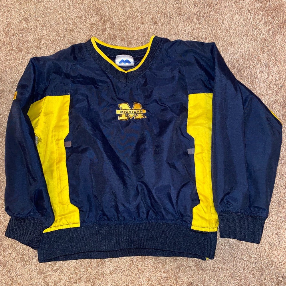 Michigan pullover Navy/Yellow Kids